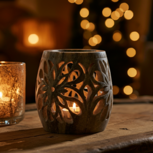 L’objet déco du jour : le bougeoir en pierre